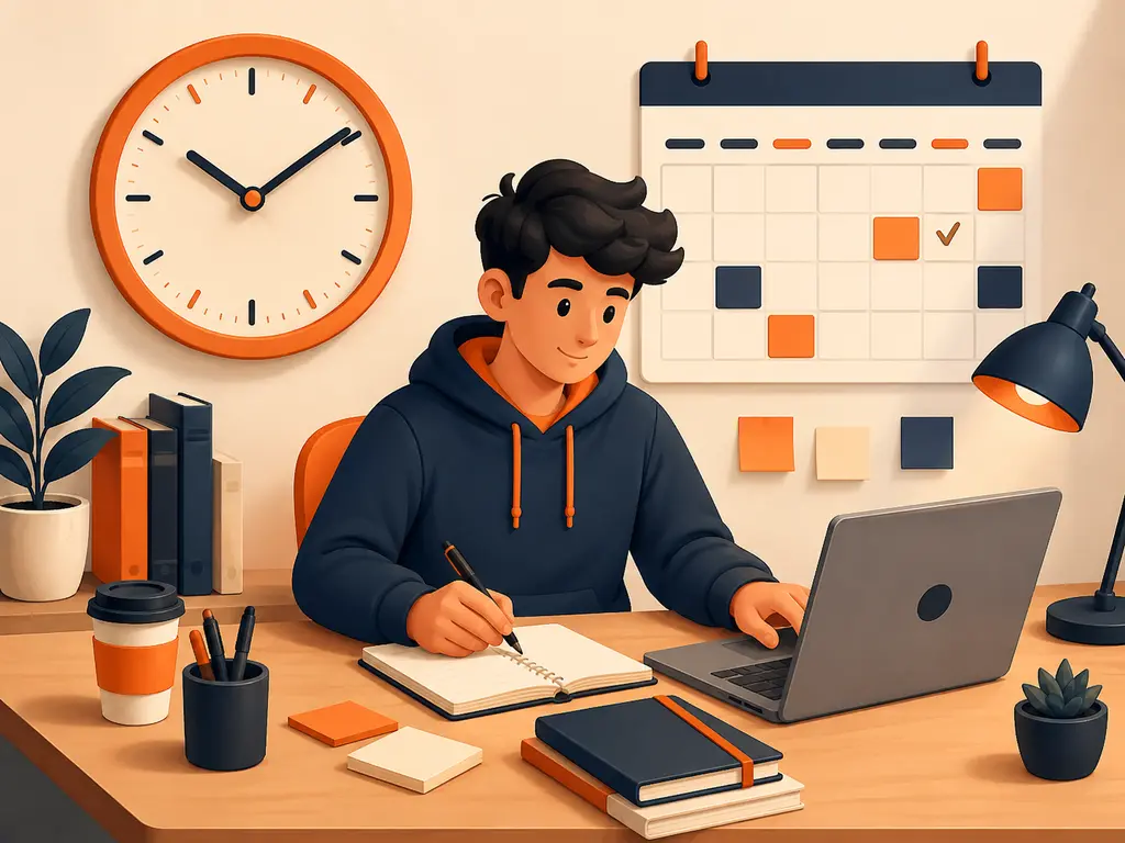 Illustration for Time Management Tips for Busy Students